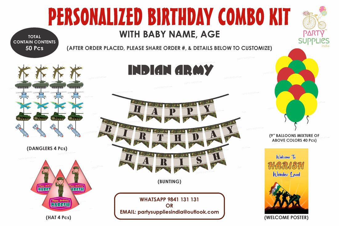 Military Theme Heritage Combo Kit