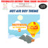 Hot Air Theme Boy Customized Square Backdrop - image 1 of 3 | Party Supplies India