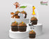 Jungle Theme Cup Cake Topper - image 1 of 3 | Party Supplies India