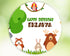 Jungle Theme Customized Round Backdrop - image 1 of 4 | Party Supplies India