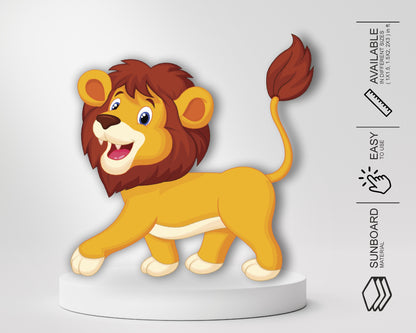 Jungle Theme Lion Cutout