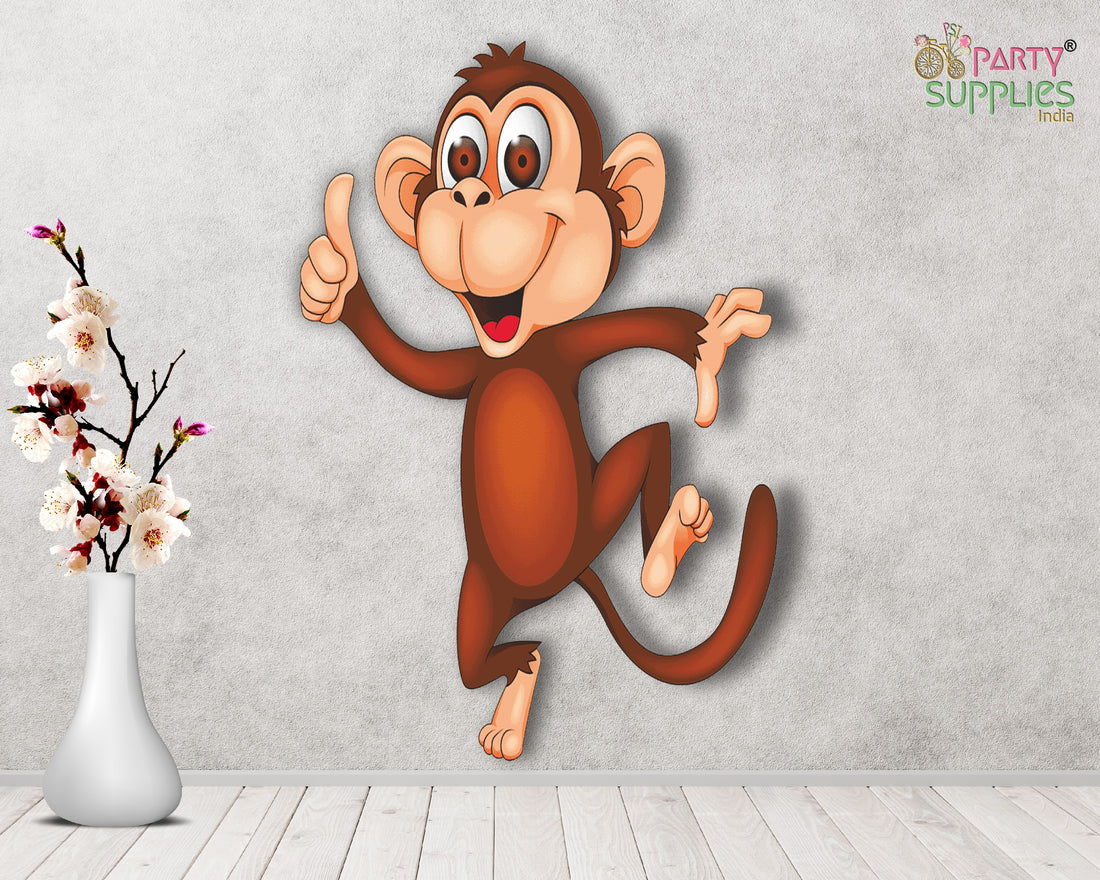 Jungle Theme Monkey Cutout