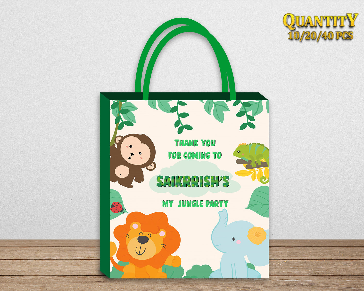 Jungle Theme Return Gift Bag