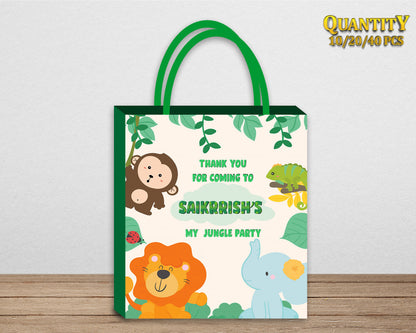 Jungle Theme Return Gift Bag