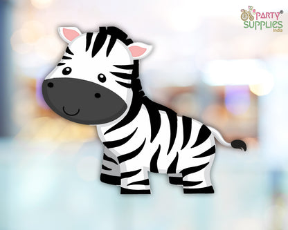 Jungle Theme Zebra Cutout