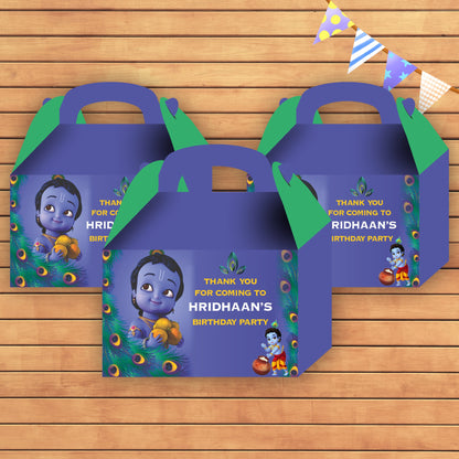 Little Krishna theme Goodie Return Gift Boxes