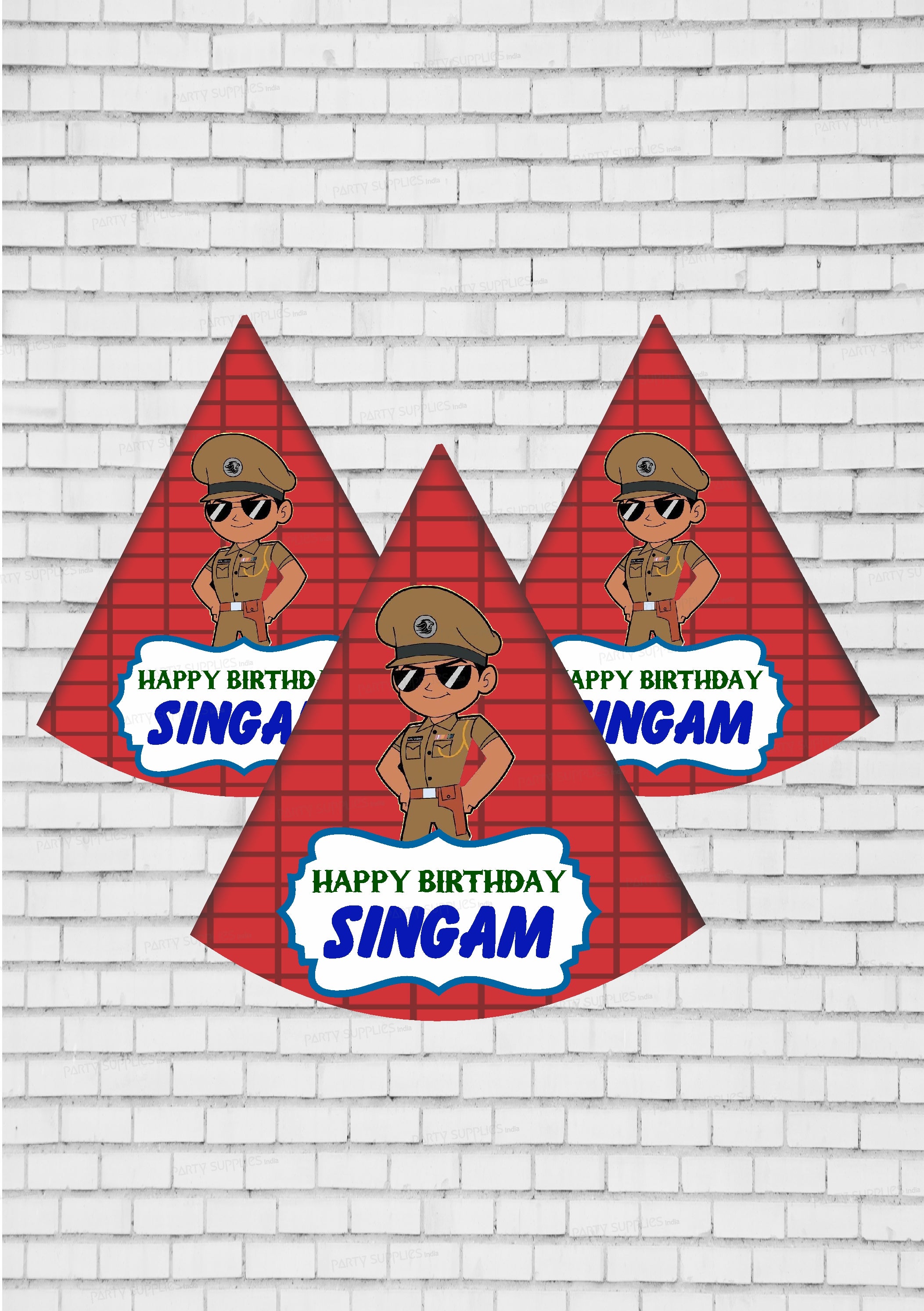 Little Singham Customized Theme Hat