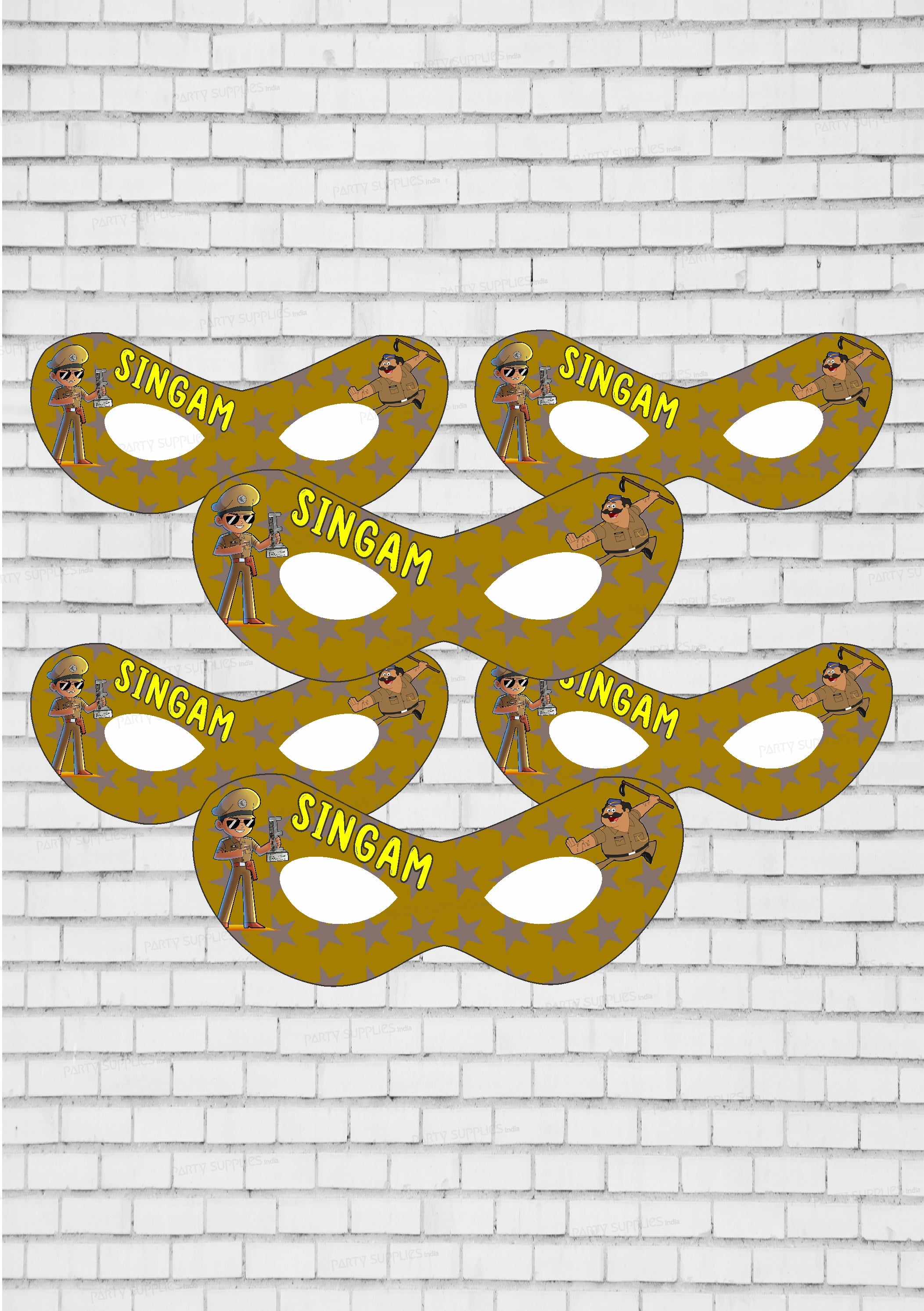 Little Singham Theme  Personalized  Eye Mask