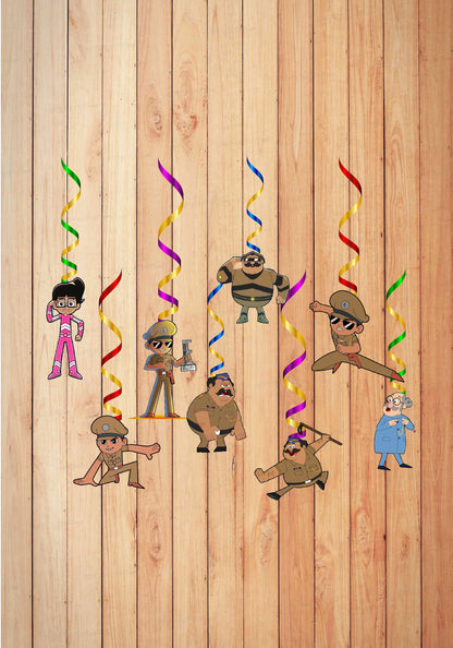 Little Singham Theme Swirls