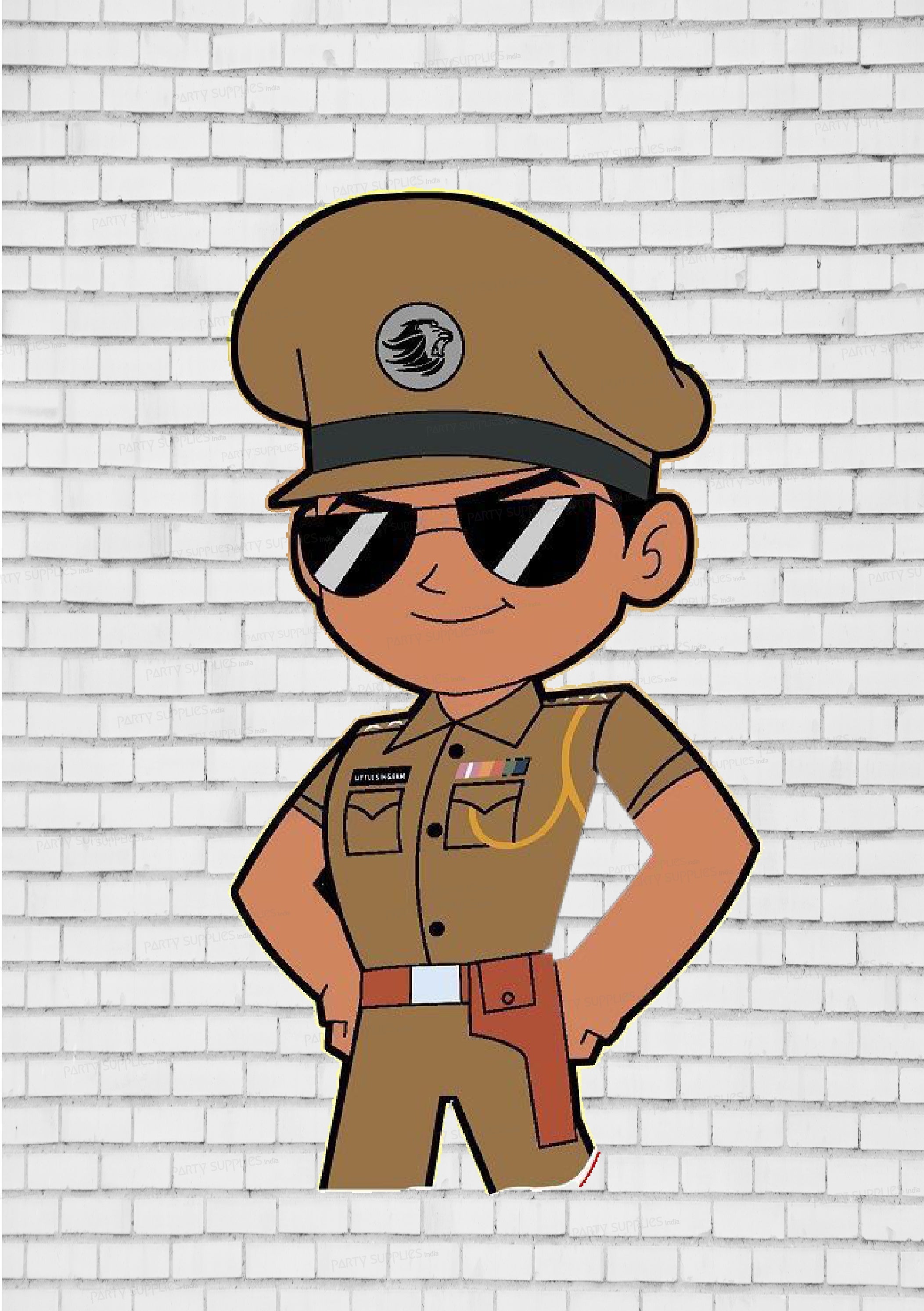 Little Singham Theme Cutout LSG-13