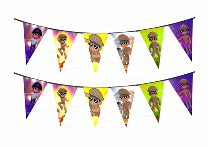 Little Singham Theme Flag Bunting