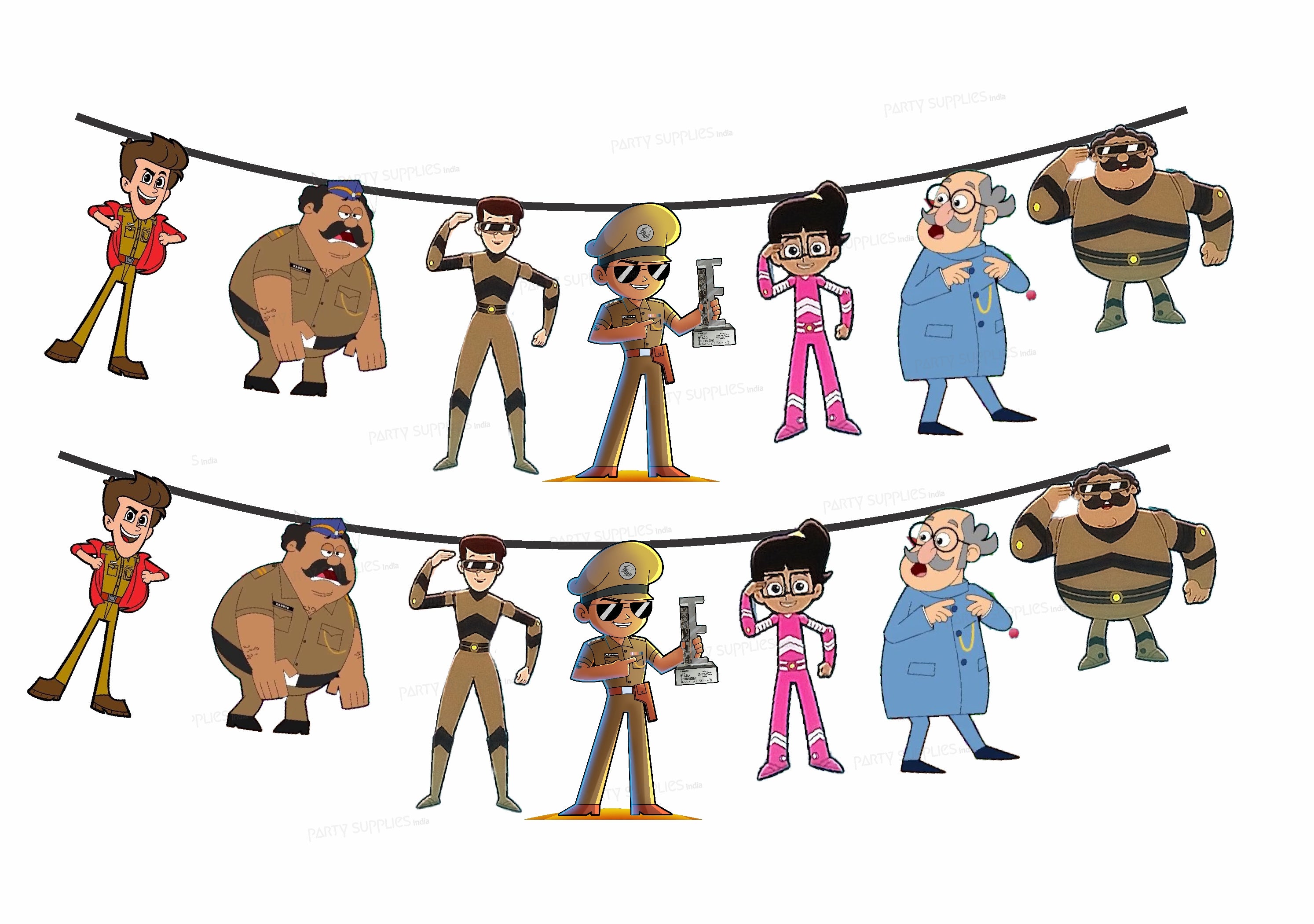 Little Singham Theme Hanging