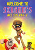Little Singham Theme Customized Welcome Board - image 1 of 3 | Party Supplies India
