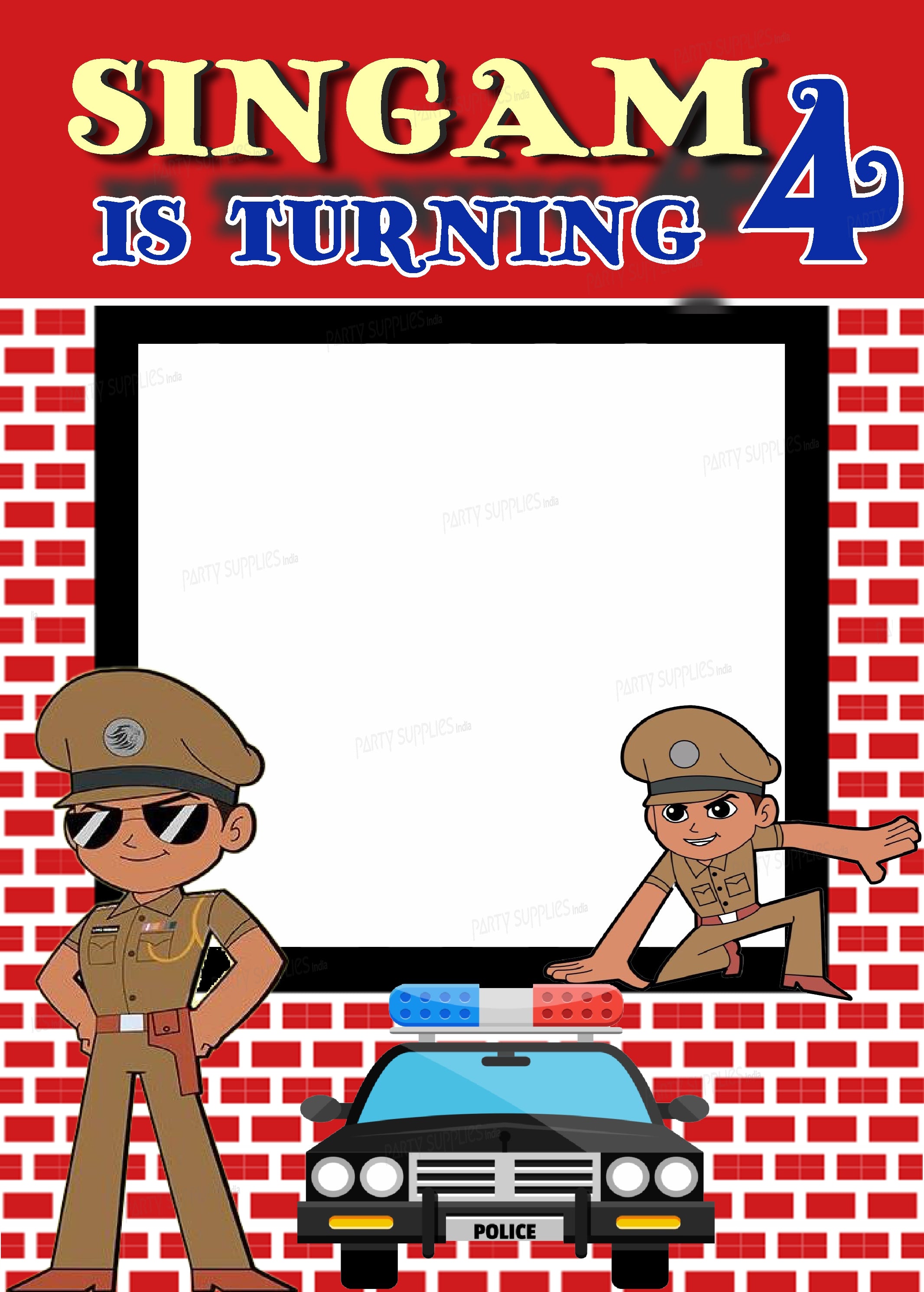 Little Singham Theme PhotoBooth