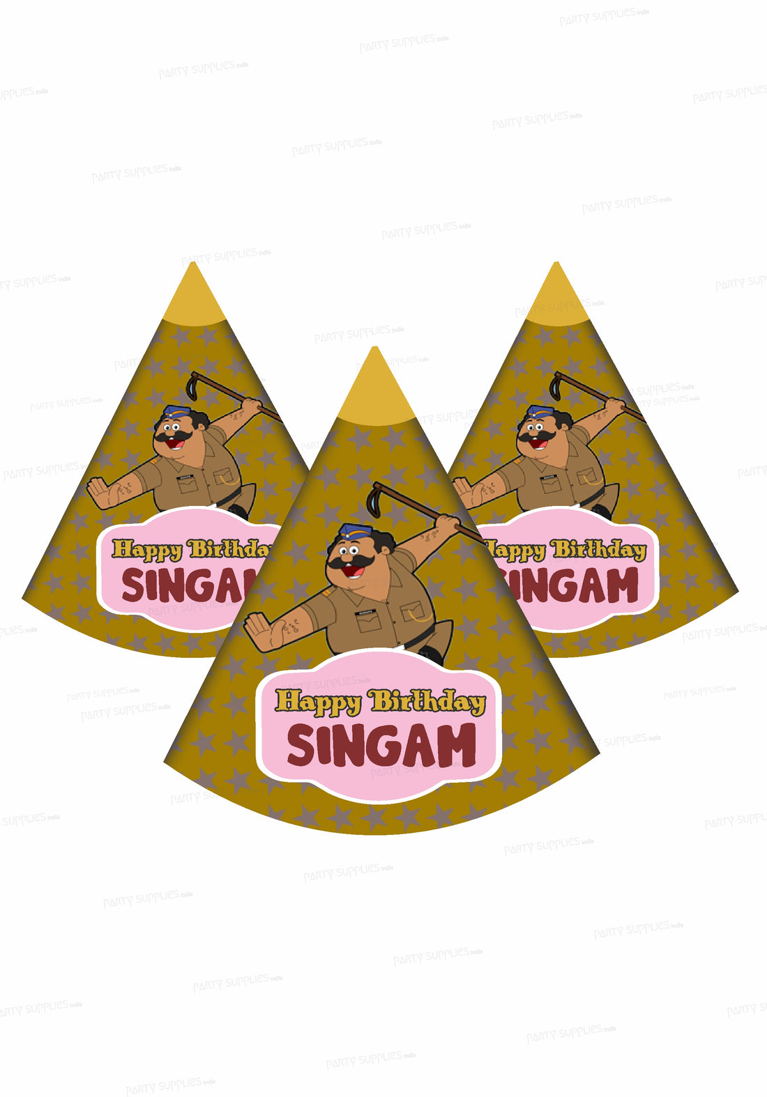 Little Singham Personalized Theme Hat