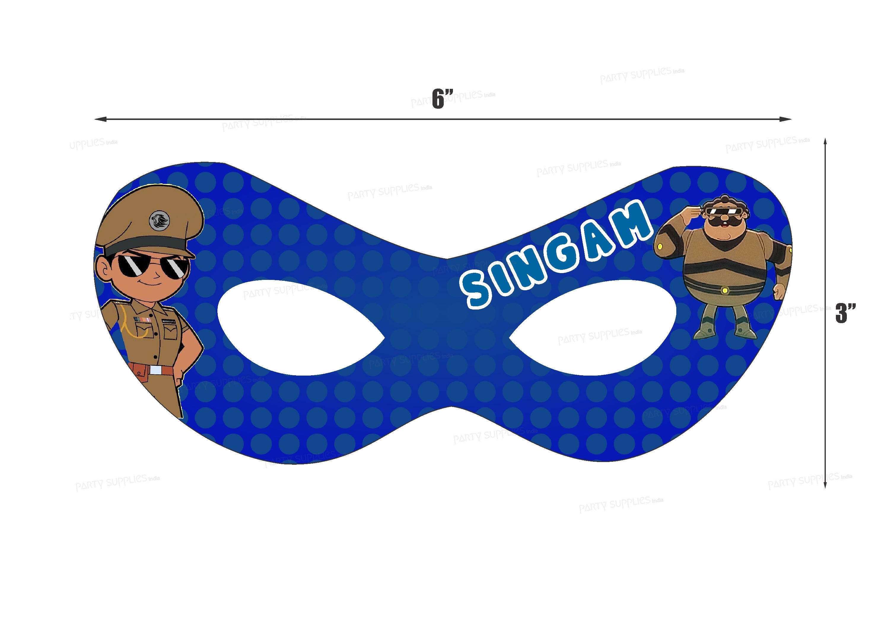 Little Singham Theme Eye Mask