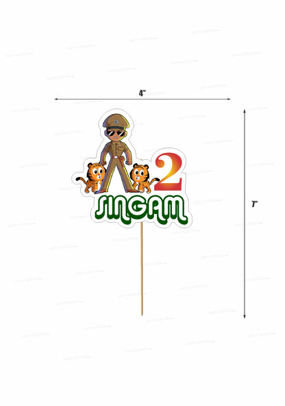 Little Singham  Theme Cake Topper