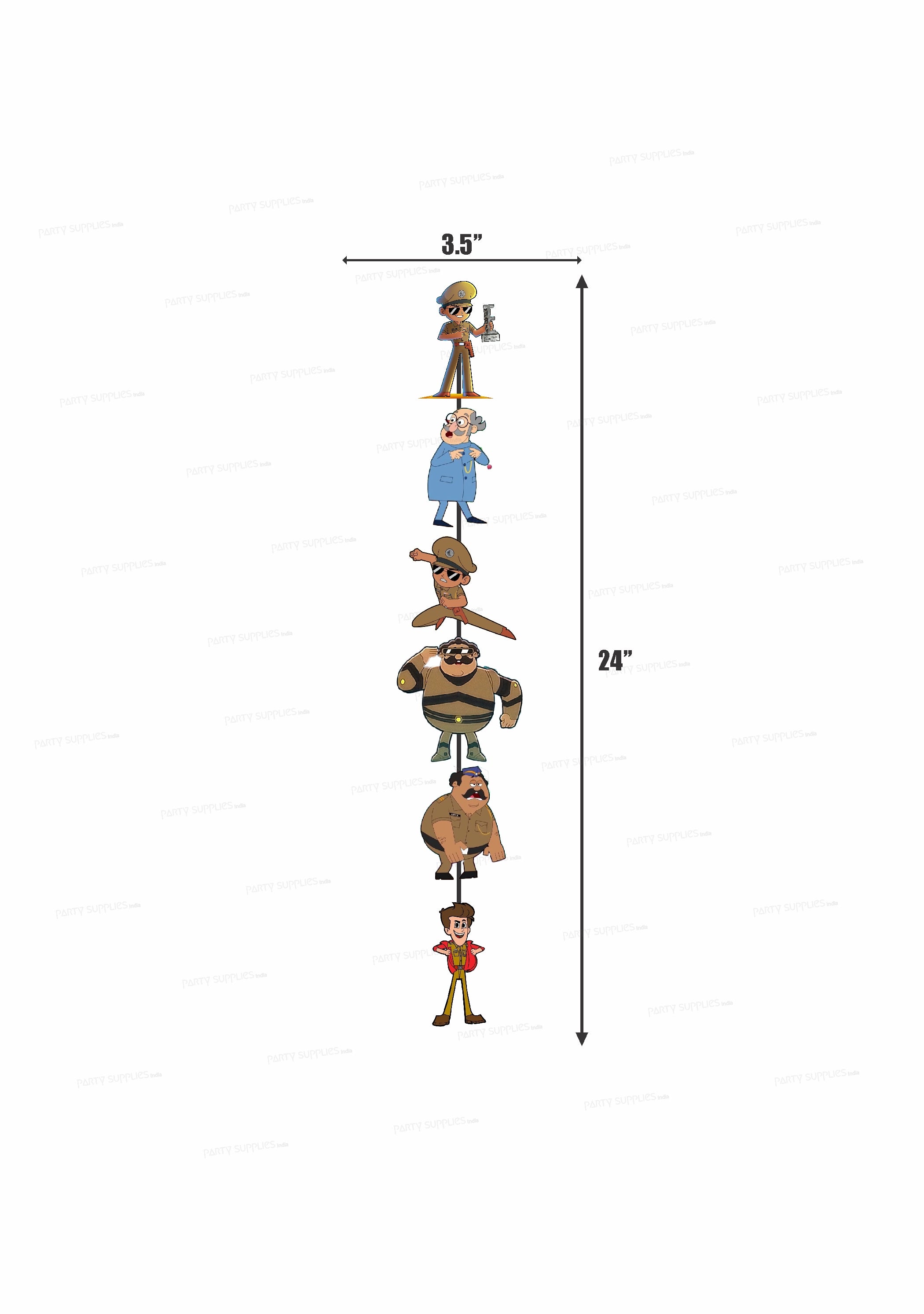 Little Singham Theme Dangler