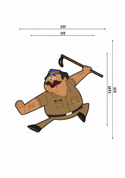 Little Singham Theme Cutout LSG-03