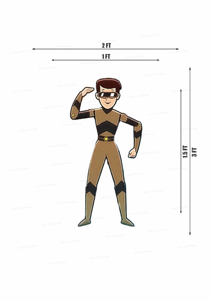 Little Singham Theme Cutout LSG-10