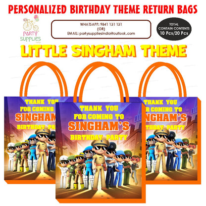 Little Singham Theme Return Gift Bag