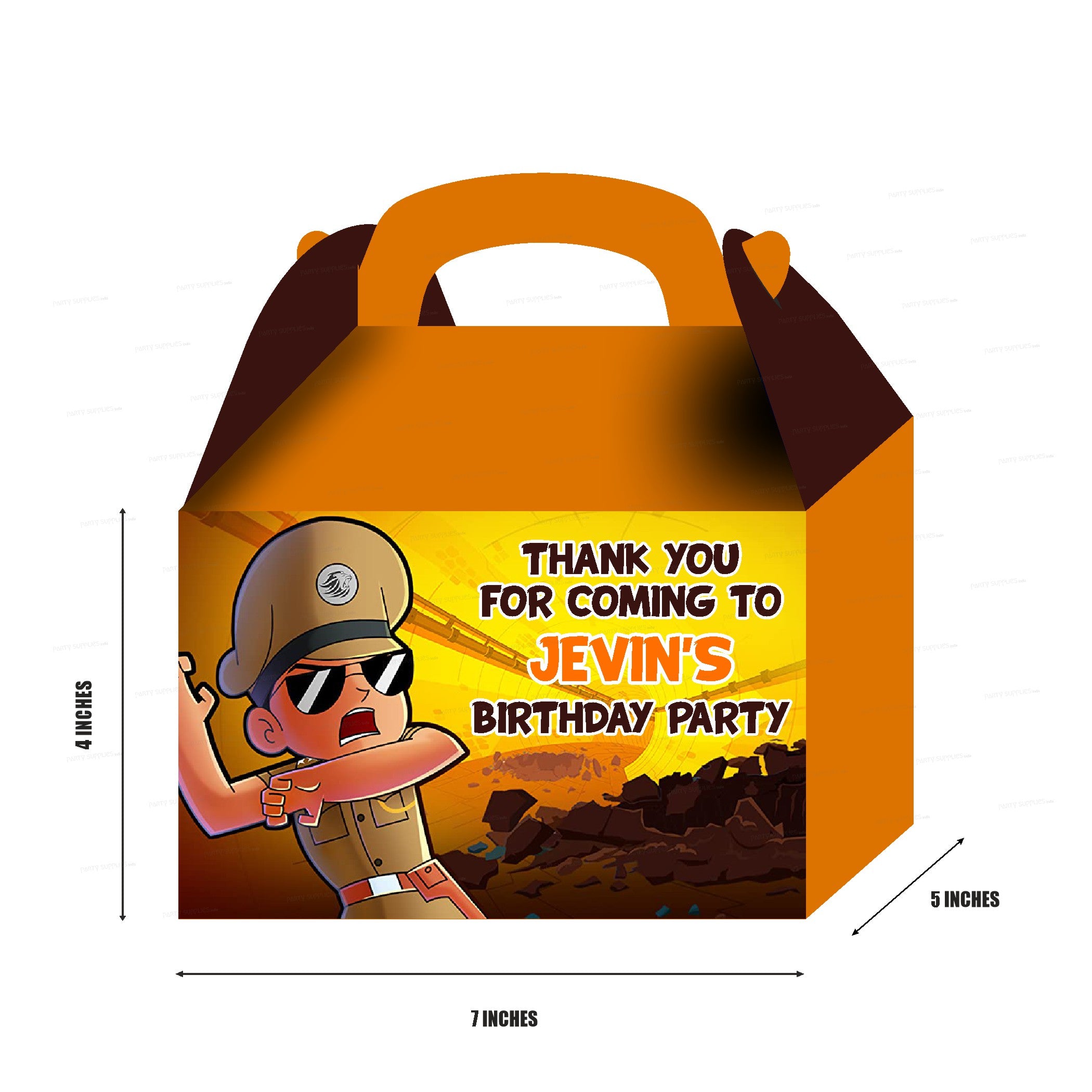Little Singham theme Goodie Return Gift Boxes