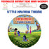 Little Krishna Grass theme Round backdrop - image 1 of 4 | Party Supplies India