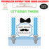 Little Man Theme Customized  Square  Backdrop - image 1 of 3 | Party Supplies India