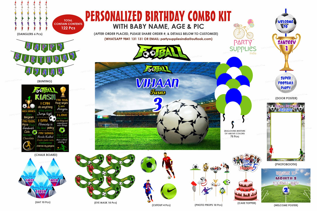 PSI Football Theme Classic Combo Kit