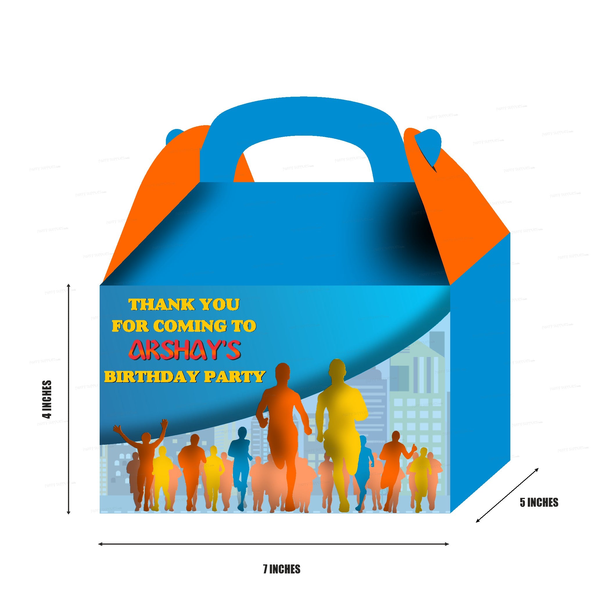 Marathon Theme Goodie Return Gift Boxes