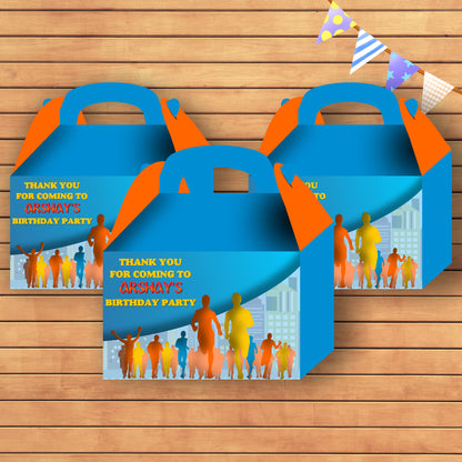Marathon Theme Goodie Return Gift Boxes