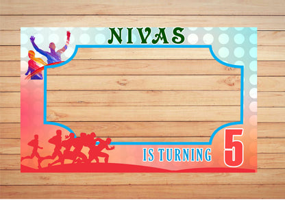Marathon Theme Customized PhotoBooth