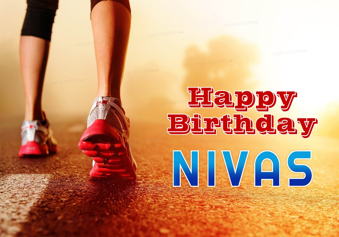 Marathon Theme Customized Backdrop