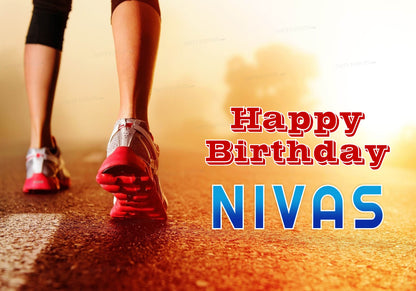 Marathon Theme Customized Backdrop