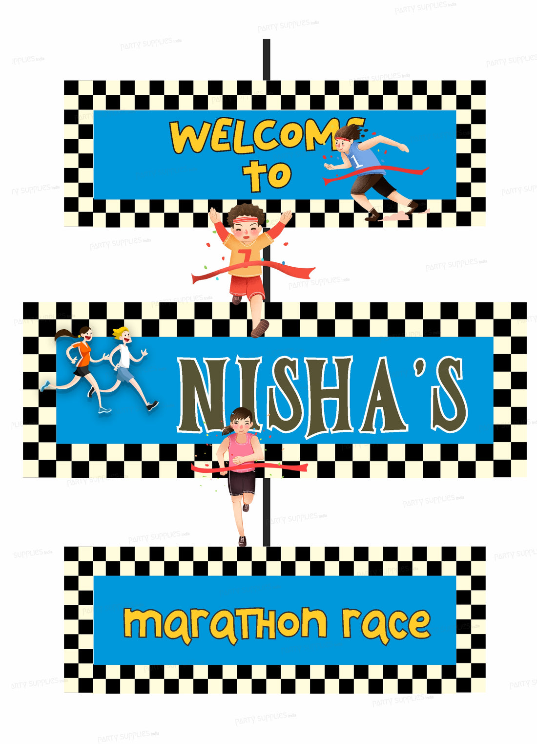 PSI  Marathon Theme Door Poster