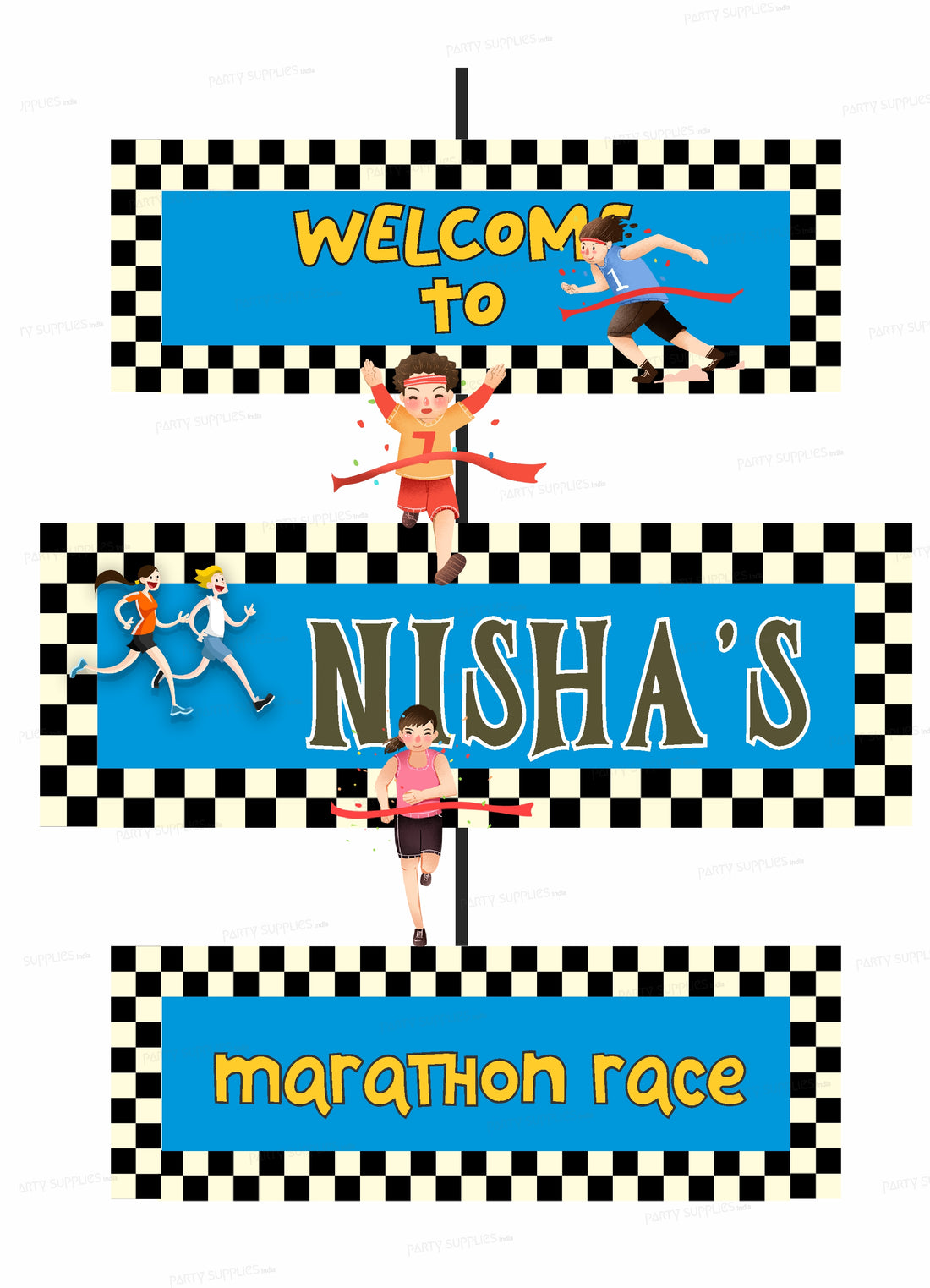 Marathon Theme Door Poster