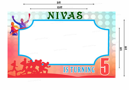 Marathon Theme Customized PhotoBooth