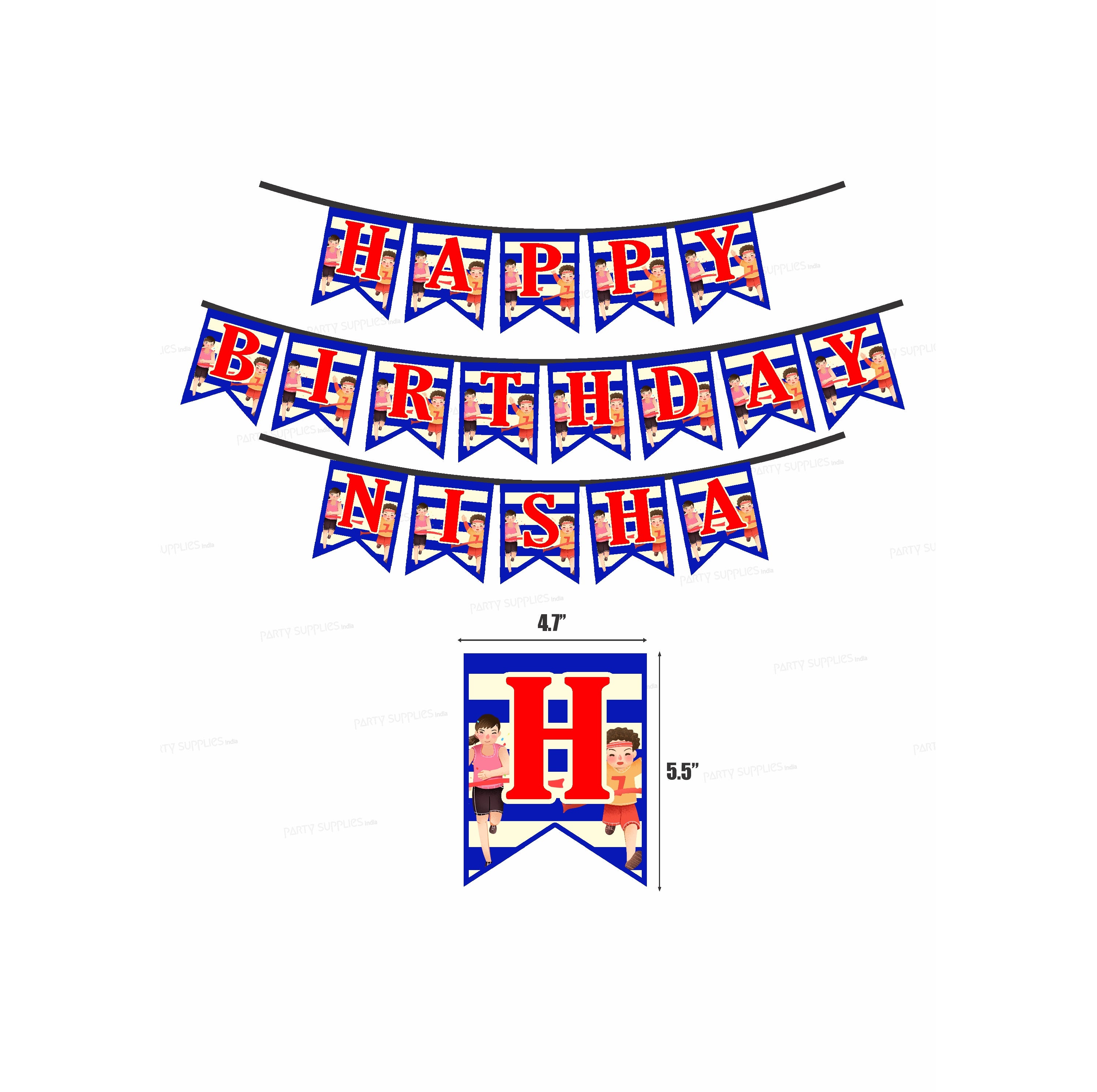 Marathon Theme Personalized  Hanging