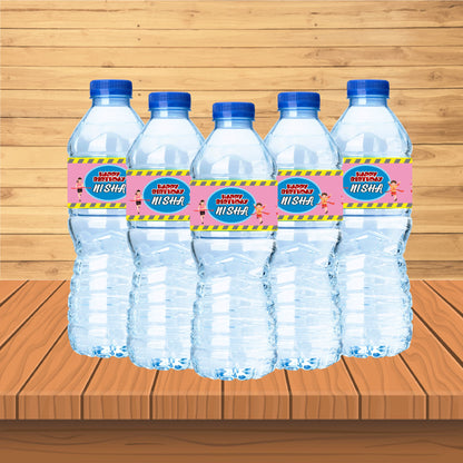Marathon Theme Water Bottle Stickers