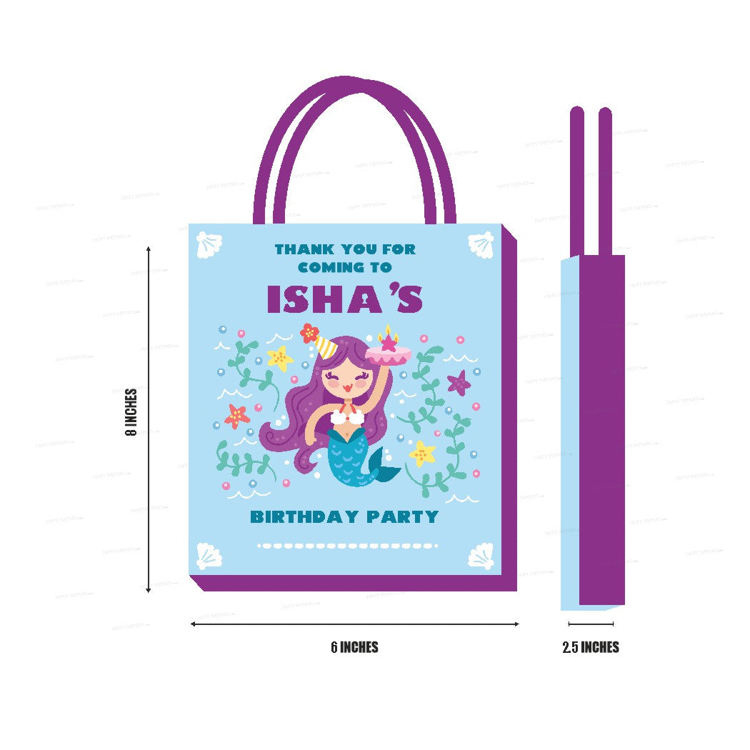 Mermaid Theme Return Gift Bag