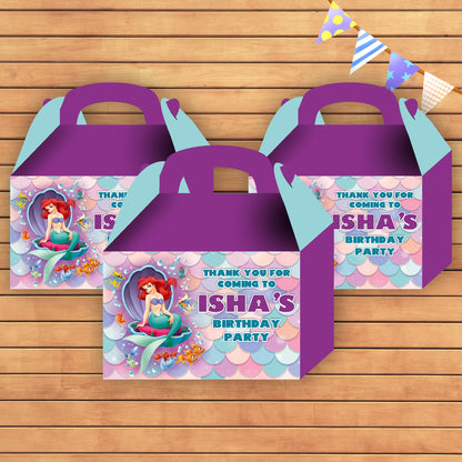 Mermaid Theme Goodie Return Gift Boxes