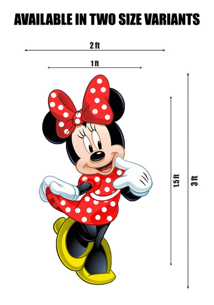 Minnie Mouse Pose Theme Cutout
