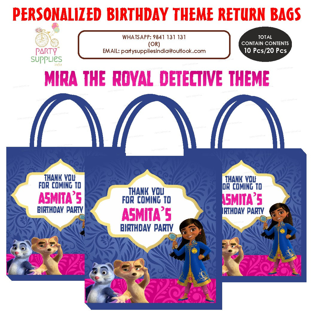 PSI Mira the Royal Detective Theme Return Gift Bag