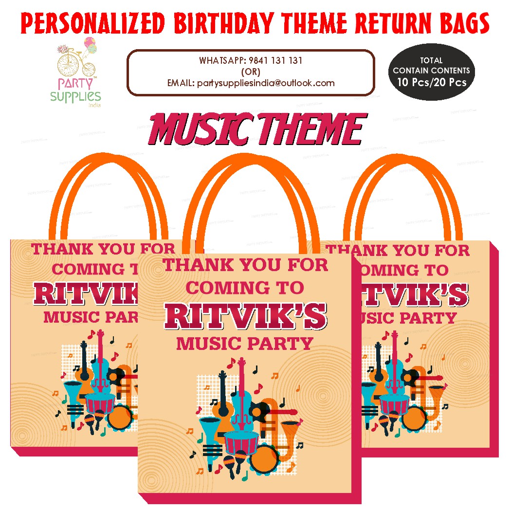 PSI Music Theme Return Gift Bag
