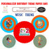 Music Theme Paper Fan - image 1 of 3 | Party Supplies India