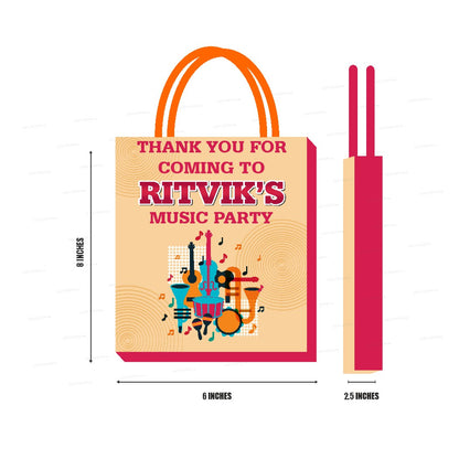 Music Theme Return Gift Bag