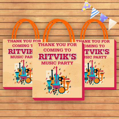 Music Theme Return Gift Bag