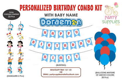 Doraemon Theme Basic Combo Kit - image 1 of 4 | Party Supplies India