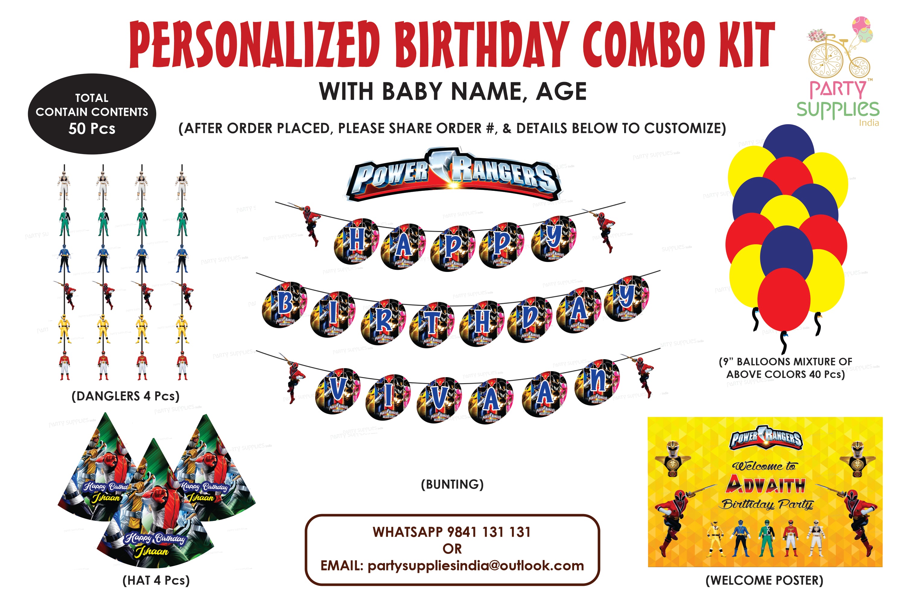 Power Rangers Theme Heritage Combo Kit