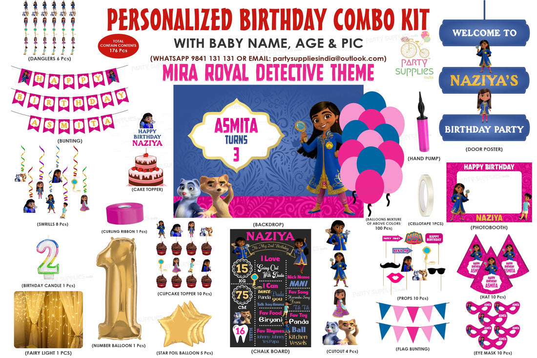 Mira Royal Detective Theme Premium Kit